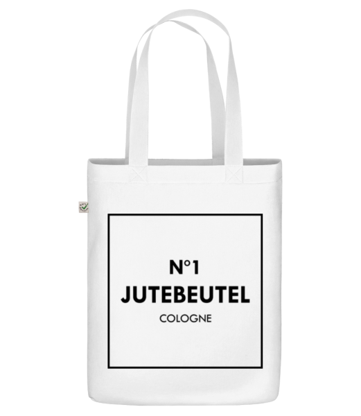 N1 Jutebeutel Köln - Bio Tasche - Weiß - Vorne
