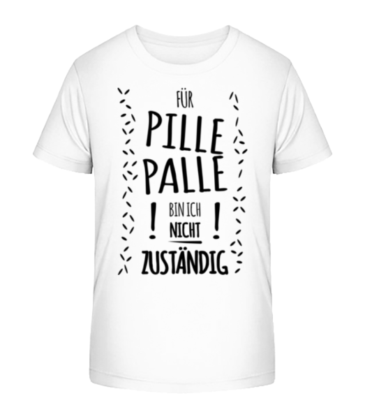 Pille Palle - Kinder Bio T-Shirt Stanley Stella - Weiß - Vorne