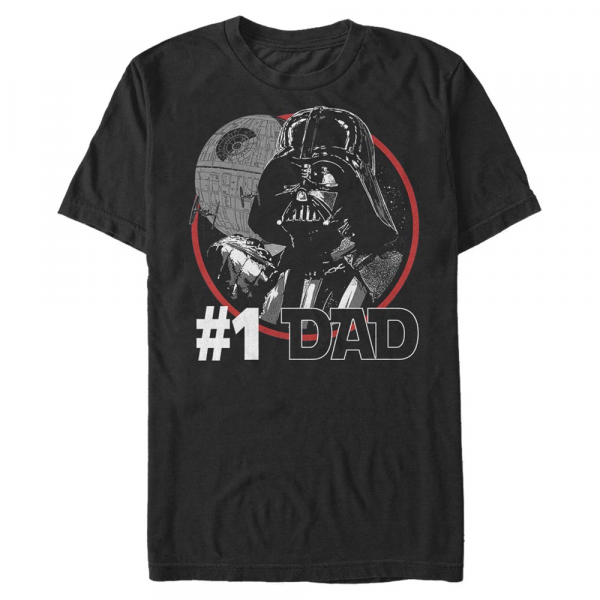 Star Wars - Darth Vader Best Dad - Vatertag - Männer T-Shirt - Schwarz - Vorne