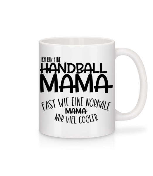 Ich Bin EineHandball Mama - Tasse - Weiß - Vorn