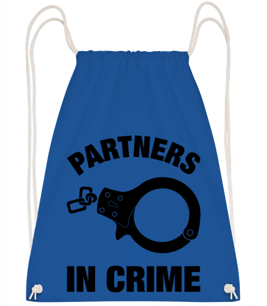 Partners In Crime - Turnbeutel - Royalblau - Vorn