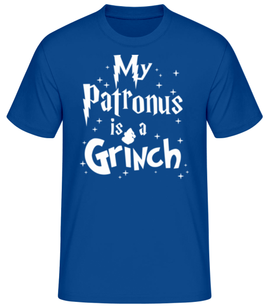My Patronus Is A Grinch - Männer Basic T-Shirt - Royalblau - Vorne