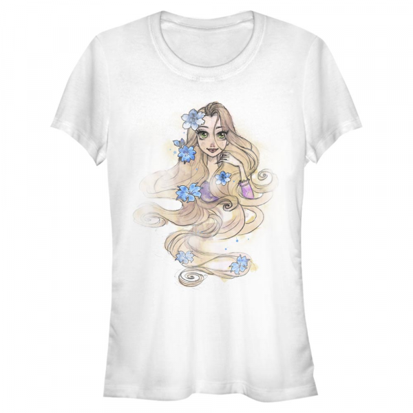 Disney - Rapunzel - Rapunzel LetDownYourHair - Frauen T-Shirt - Weiß - Vorne