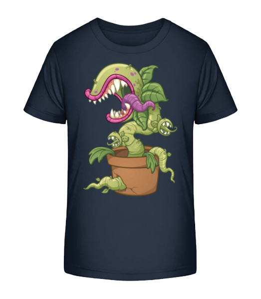 Bad Plant Comic - Kinder Bio T-Shirt Stanley Stella - Marine - Vorne
