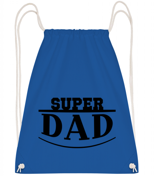 Super Dad Icon - Turnbeutel - Royalblau - Vorn