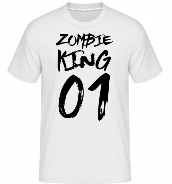 Zombie King - Shirtinator Männer T-Shirt - Weiß - Vorn