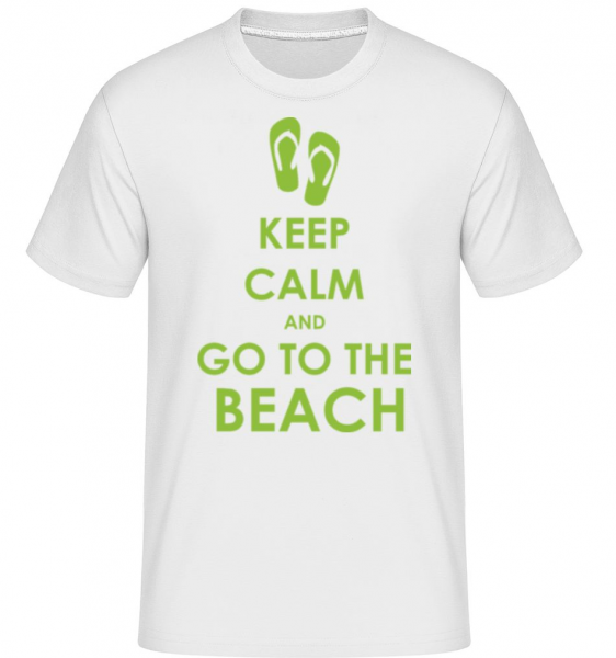 Go To The Beach - Shirtinator Männer T-Shirt - Weiß - Vorne