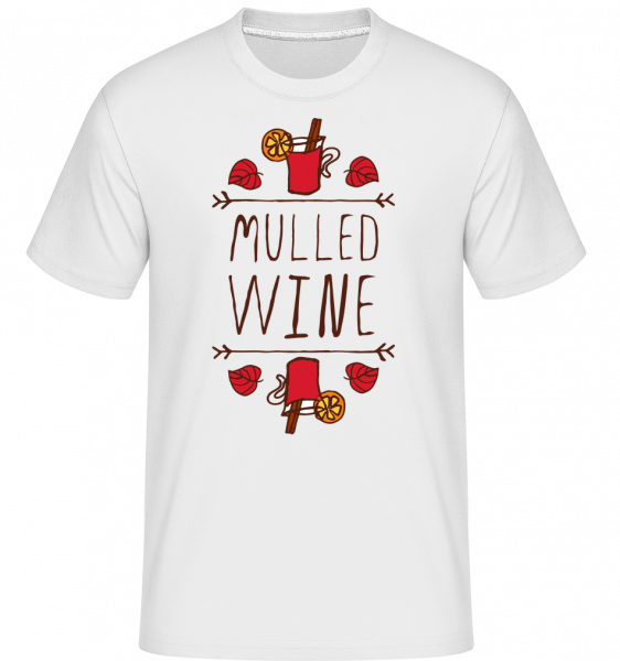 Mulled Wine Sign - Shirtinator Männer T-Shirt - Weiß - Vorn