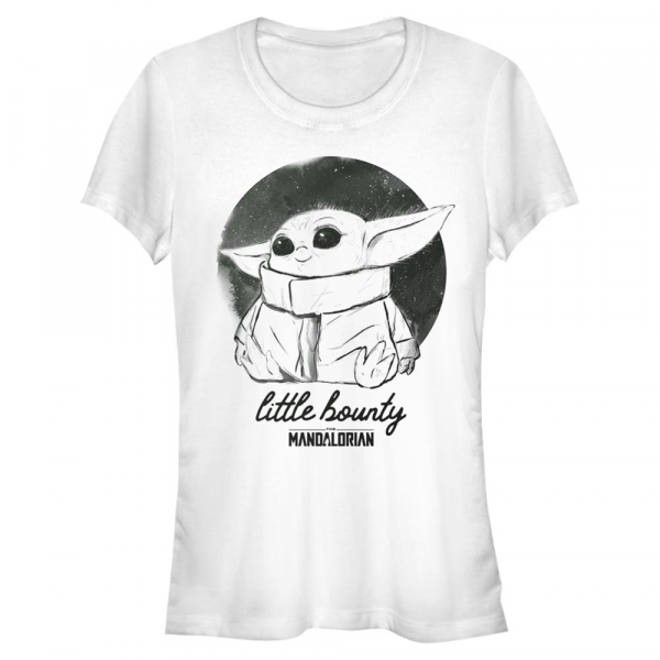 Star Wars - The Mandalorian - The Child Ink Baby - Frauen T-Shirt - Weiß - Vorne