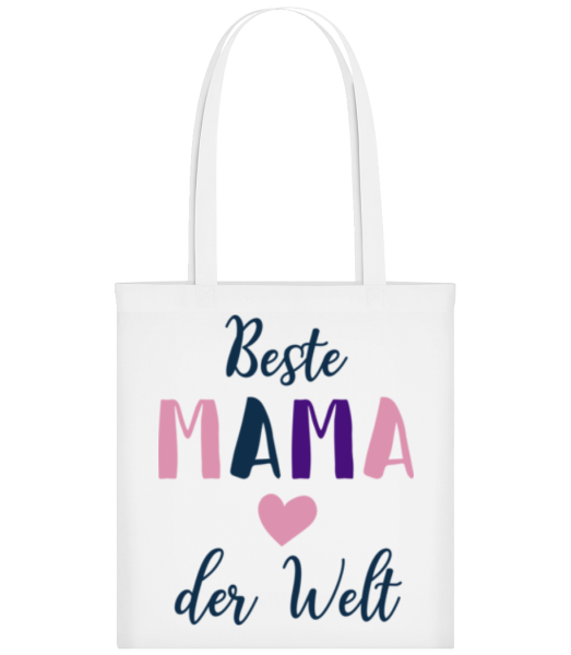 Beste Mama Der Welt - Stofftasche - Weiß - Vorne