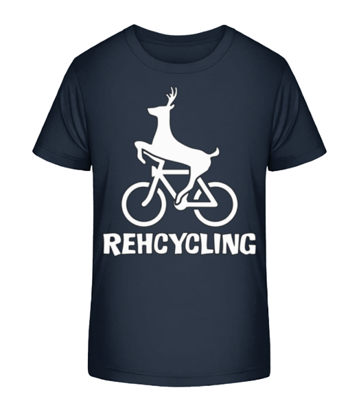 Rehcycling - Kinder Bio T-Shirt Stanley Stella - Marine - Vorne