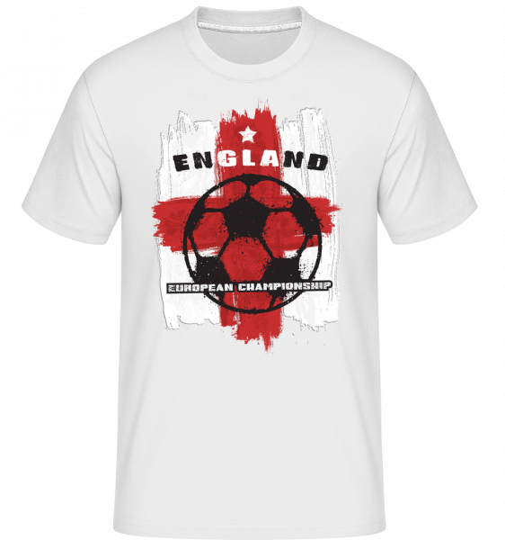 Fußball England - Shirtinator Männer T-Shirt - Weiß - Vorn