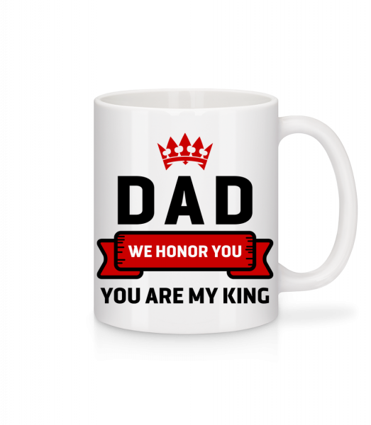 Dad We Honor You - Tasse - Weiß - Vorn