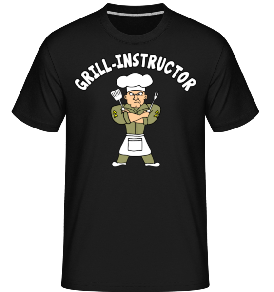 Grill Instructor - Shirtinator Männer T-Shirt - Schwarz - Vorne