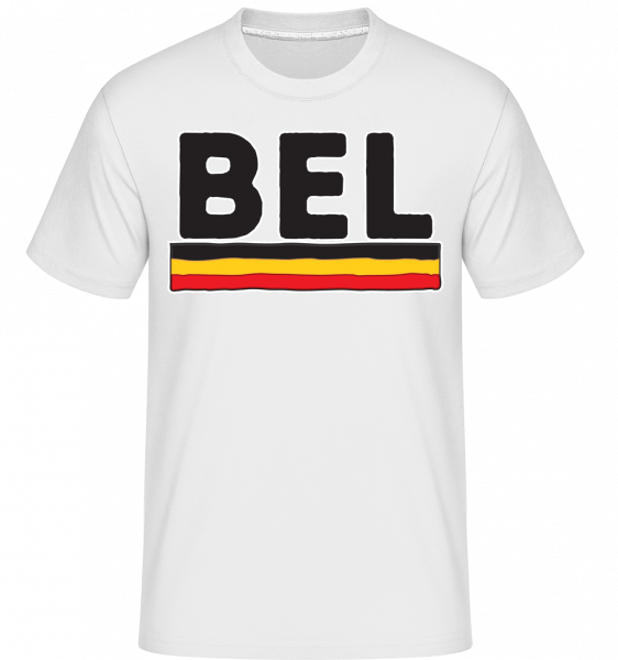Fußball Belgien - Shirtinator Männer T-Shirt - Weiß - Vorn