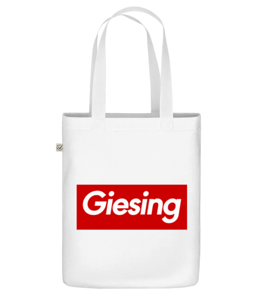 Giesing - Bio Tasche - Weiß - Vorne