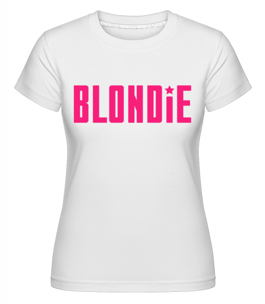 Blondie - Shirtinator Frauen T-Shirt - Weiß - Vorn
