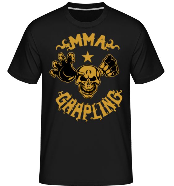 MMA Grapling - Shirtinator Männer T-Shirt - Schwarz - Vorne