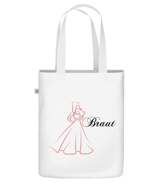 Bride Icon Red - Bio Tasche - Weiß - Vorne