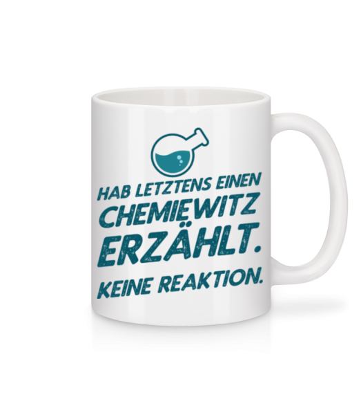Chemiewitz - Tasse - Weiß - Vorne