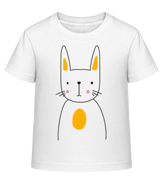 Putziger Hase - Kinder Shirtinator T-Shirt - Weiß - Vorne