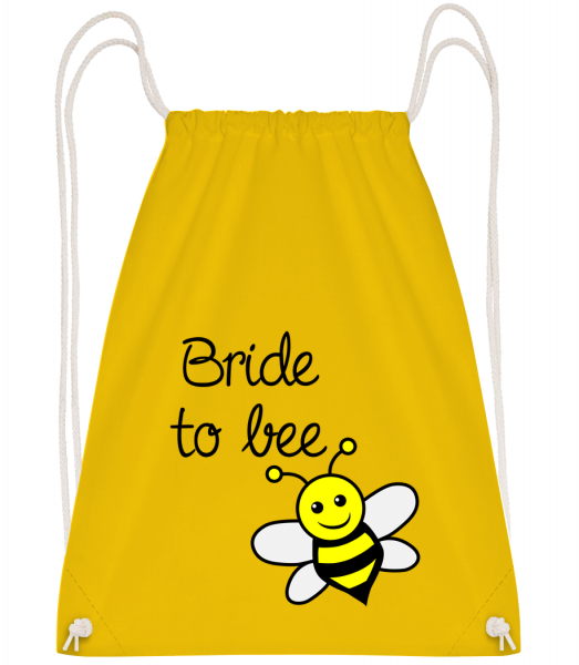 Bride To Bee - Turnbeutel - Gelb - Vorn