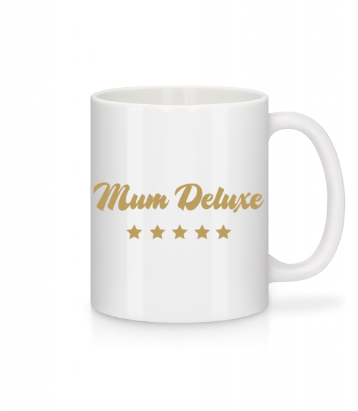 Mum Deluxe - Beige - Tasse - Weiß - Vorn