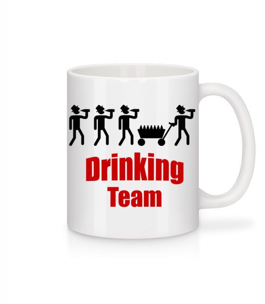 Drinking Team - Tasse - Weiß - Vorn