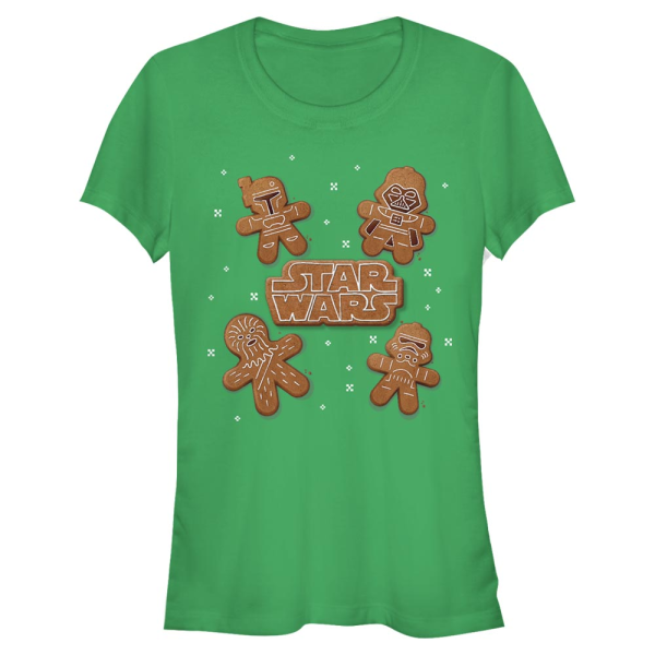 Star Wars - Skupina Gingerbread Crew - Weihnachten - Frauen T-Shirt - Irischgrün - Vorne