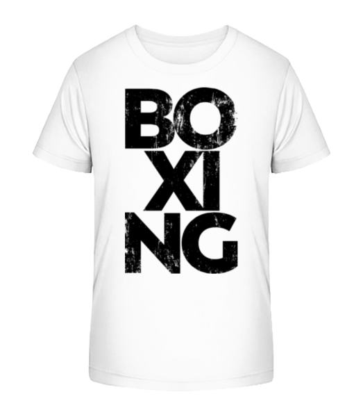 Boxing - Kinder Bio T-Shirt Stanley Stella - Weiß - Vorne