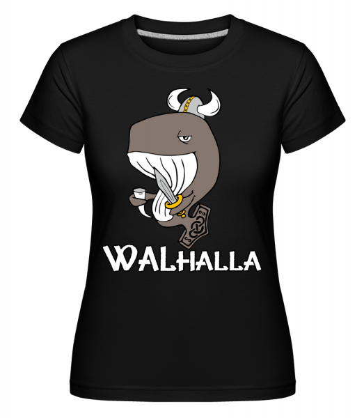 Walhalla - Shirtinator Frauen T-Shirt - Schwarz - Vorn