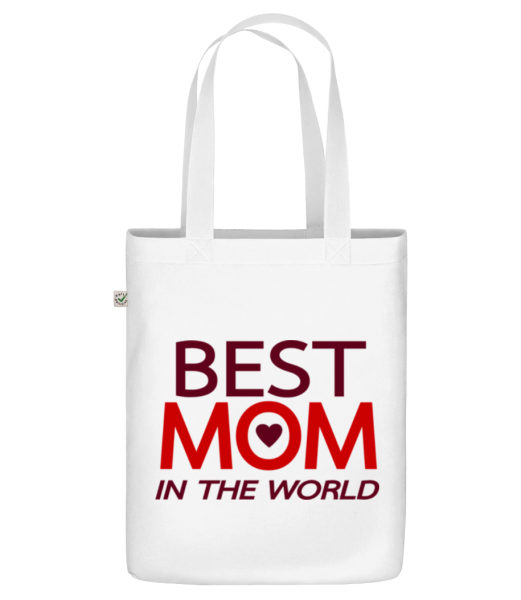 Best Mom In The World - Bio Tasche - Weiß - Vorne