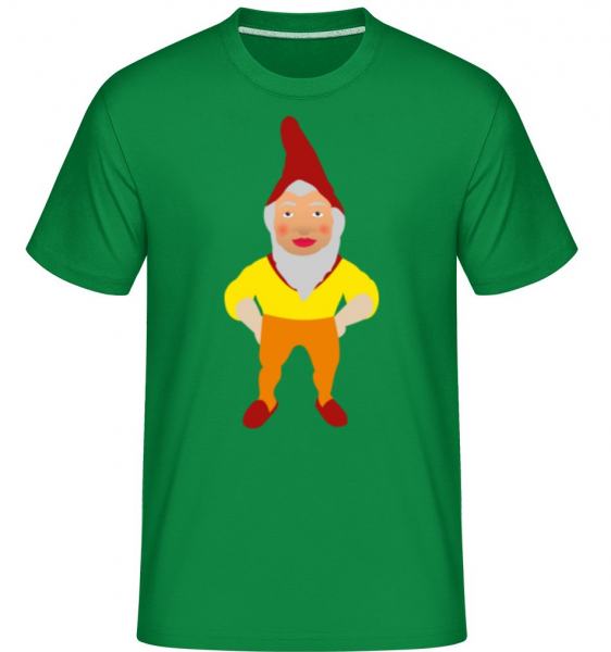 Süßer Gartenzwerg - Shirtinator Männer T-Shirt - Irischgrün - Vorne