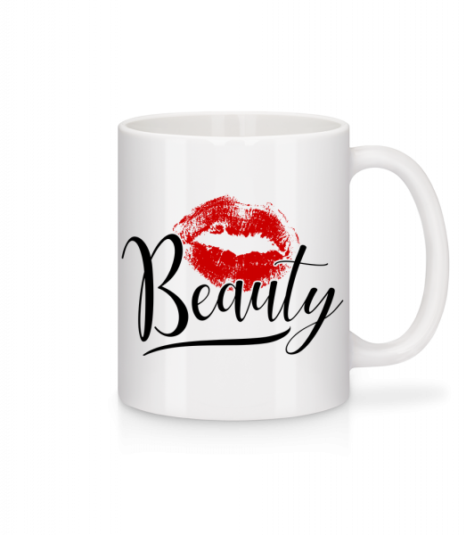 Beauty Kissing Mouth - Tasse - Weiß - Vorn