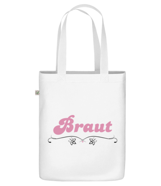 Braut - Bio Tasche - Weiß - Vorne