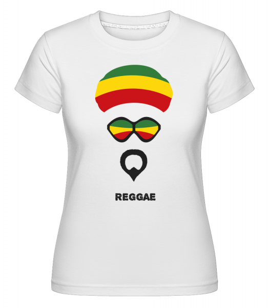 Reggae Face - Shirtinator Frauen T-Shirt - Weiß - Vorn