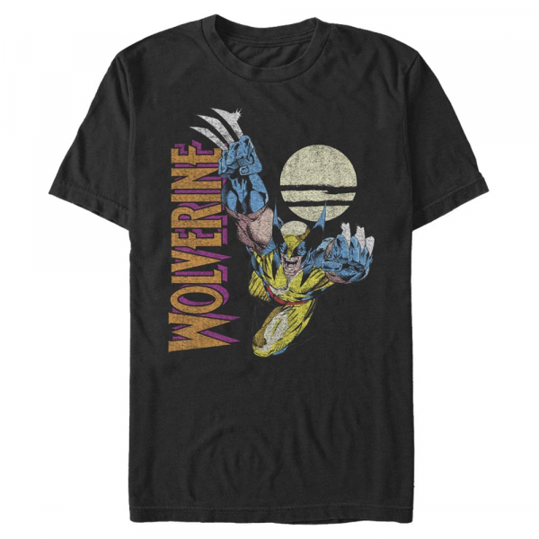 Marvel - X-Men - Wolverine Night - Männer T-Shirt - Schwarz - Vorne