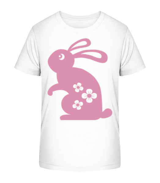 Easter Bunny Icon - Kinder Bio T-Shirt Stanley Stella - Weiß - Vorne