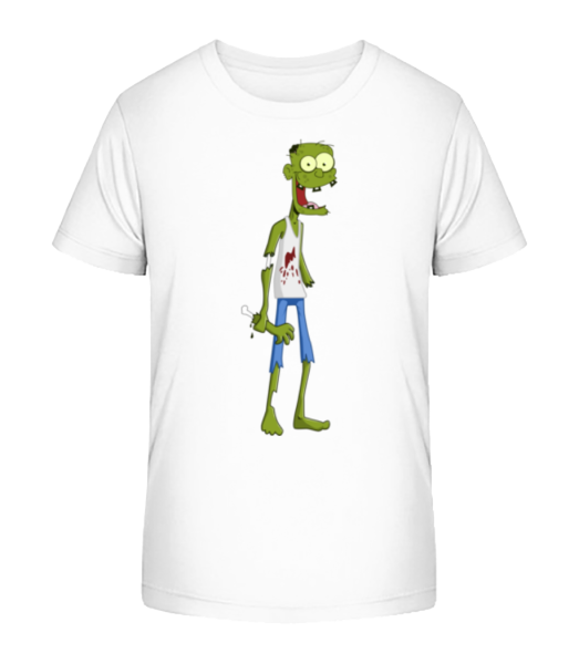 Einarmiger Zombie - Kinder Bio T-Shirt Stanley Stella - Weiß - Vorne