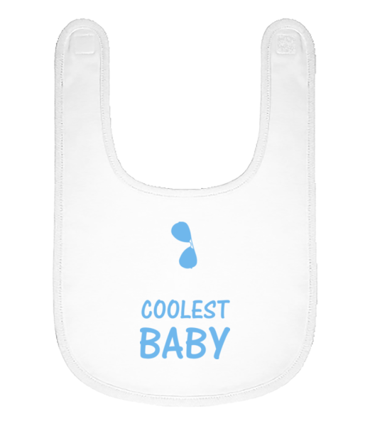 Coolest Baby - Baby Bio Lätzchen - Weiß - Vorne