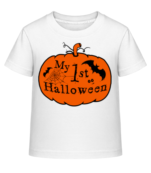 My First Halloween - Kinder Shirtinator T-Shirt - Weiß - Vorne