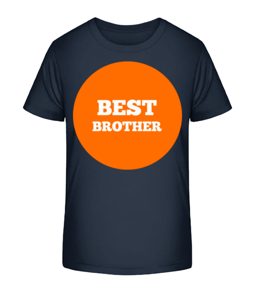 Best Brother - Kinder Bio T-Shirt Stanley Stella - Marine - Vorne