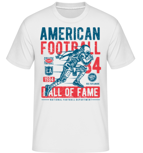 American Football - Shirtinator Männer T-Shirt - Weiß - Vorne