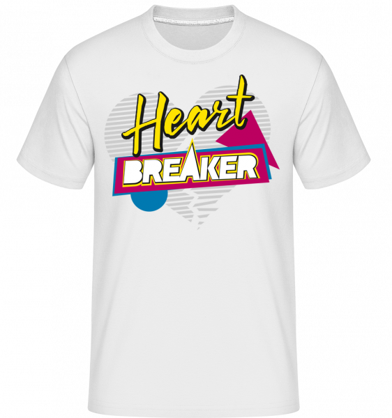 Heart Breaker - Shirtinator Männer T-Shirt - Weiß - Vorn