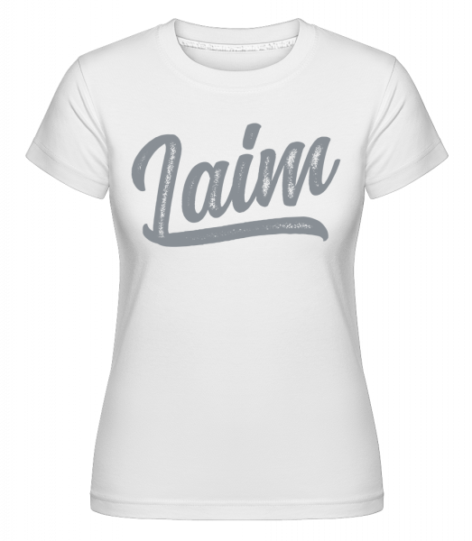 Laim Swoosh - Shirtinator Frauen T-Shirt - Weiß - Vorn