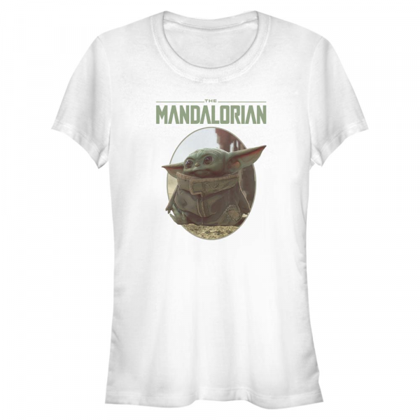 Star Wars - The Mandalorian - The Child The Look - Frauen T-Shirt - Weiß - Vorne