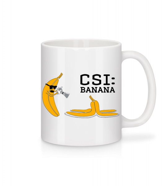 CSI Banana - Tasse - Weiß - Vorn