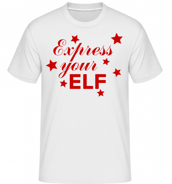 Express Your Elf - Shirtinator Männer T-Shirt - Weiß - Vorn