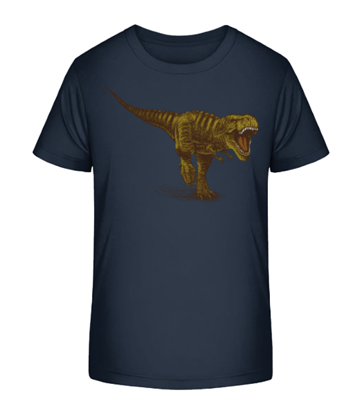 T-Rex - Kinder Bio T-Shirt Stanley Stella - Marine - Vorne