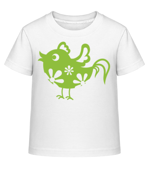 Easter Bird Icon - Kinder Shirtinator T-Shirt - Weiß - Vorne